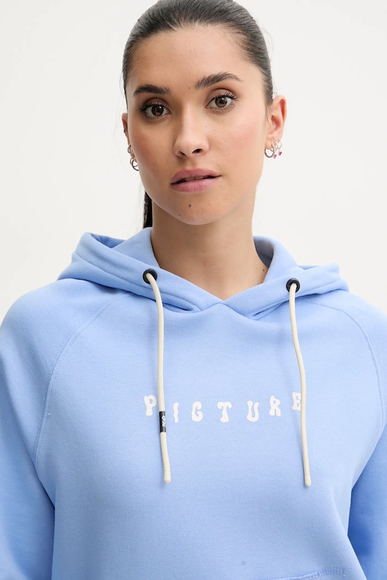 Picture bluza bawełniana Quenar niebieski WSW0362