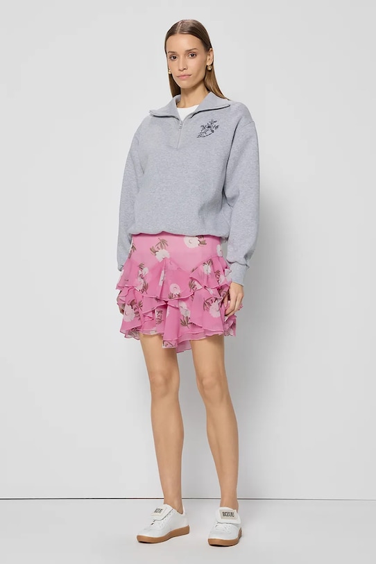 Бавовняна кофта Bizuu TANSY сірий TANSY.SZARY.SS25