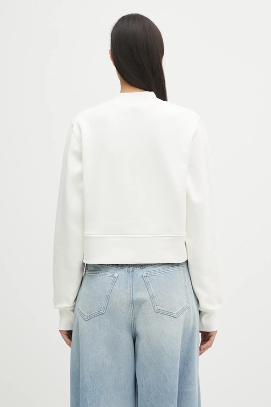 Clothing Palm Angels cotton sweatshirt Bear In Mind Crew PWBA016S25FLE0030360 white