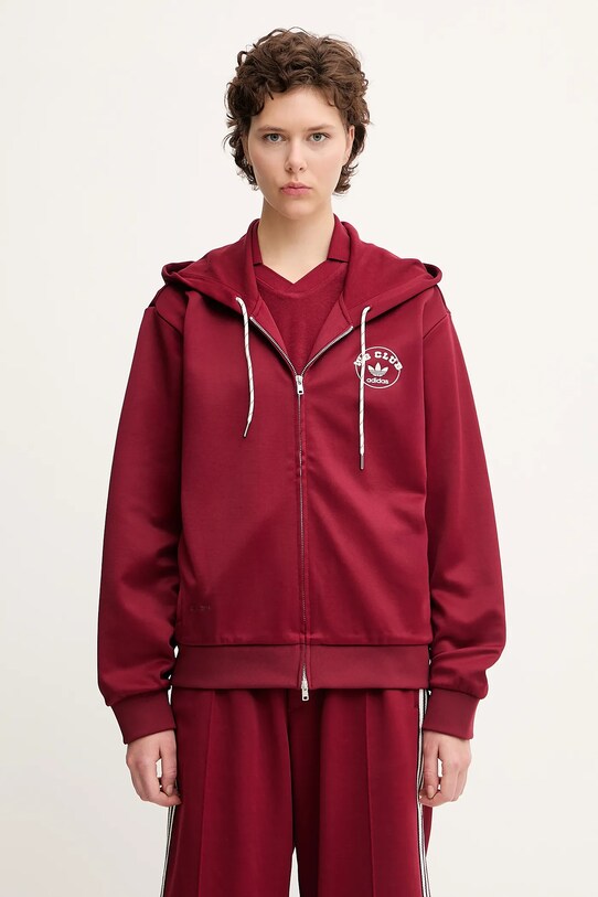 adidas Originals bluza x Wales Bonner Track Track pozostałe czerwony JM8298