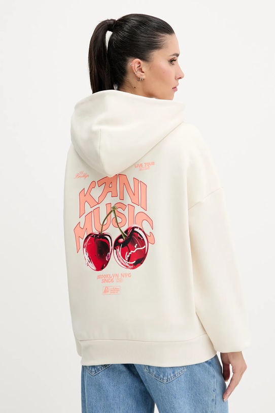 Karl Kani bluza z kapturem beżowy PD00005445