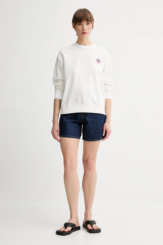 Marc O'Polo bluza bawełniana 5000006557 biały SS25