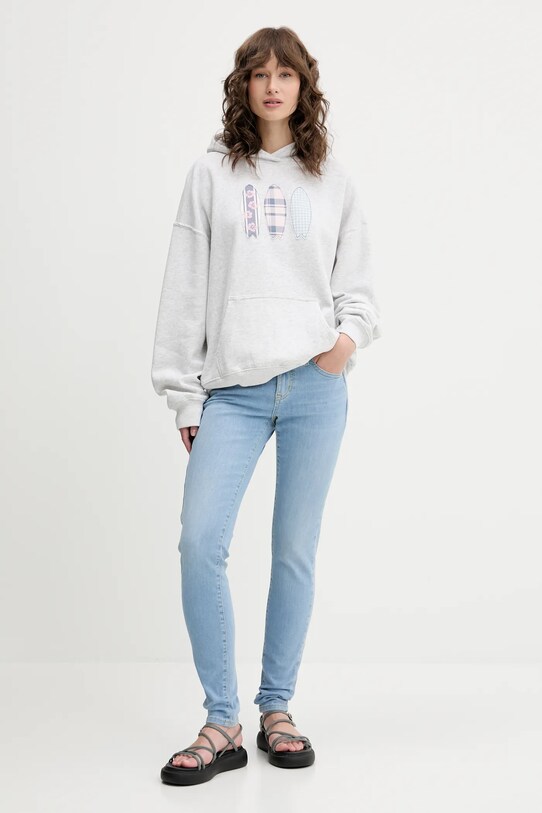 Hollister Co. bluza KI352.5136.112 szary SS25