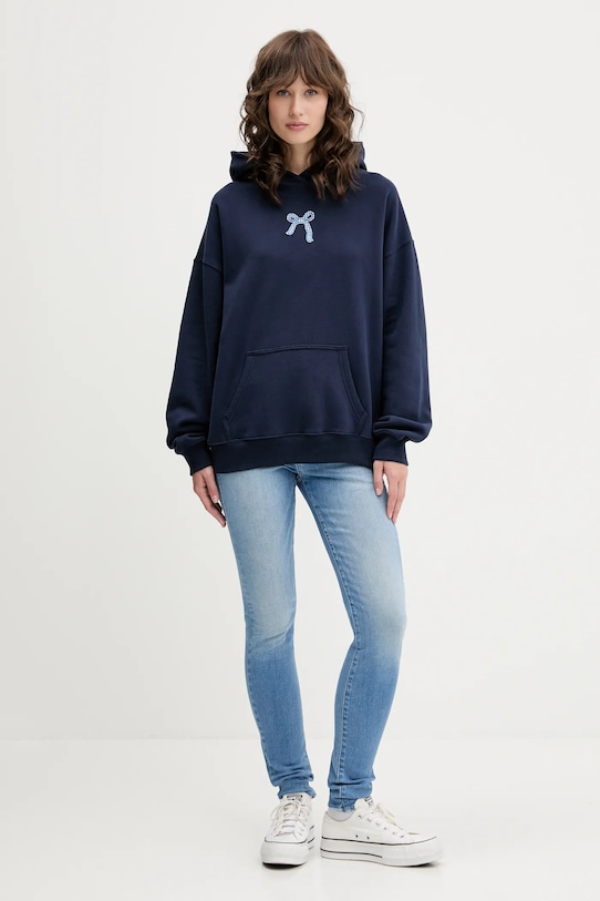 Hollister Co. bluză KI352.5136.200 bleumarin SS25