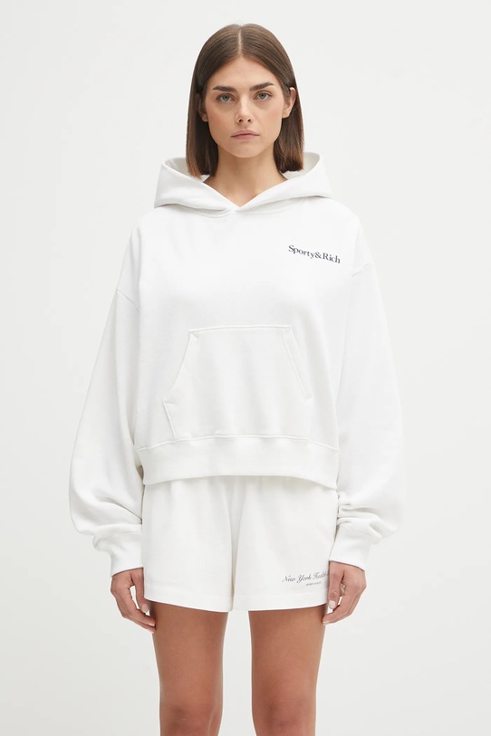 Odzież Sporty & Rich bluza Health Is Wealth Soft Cropped ST085625006WH01 biały