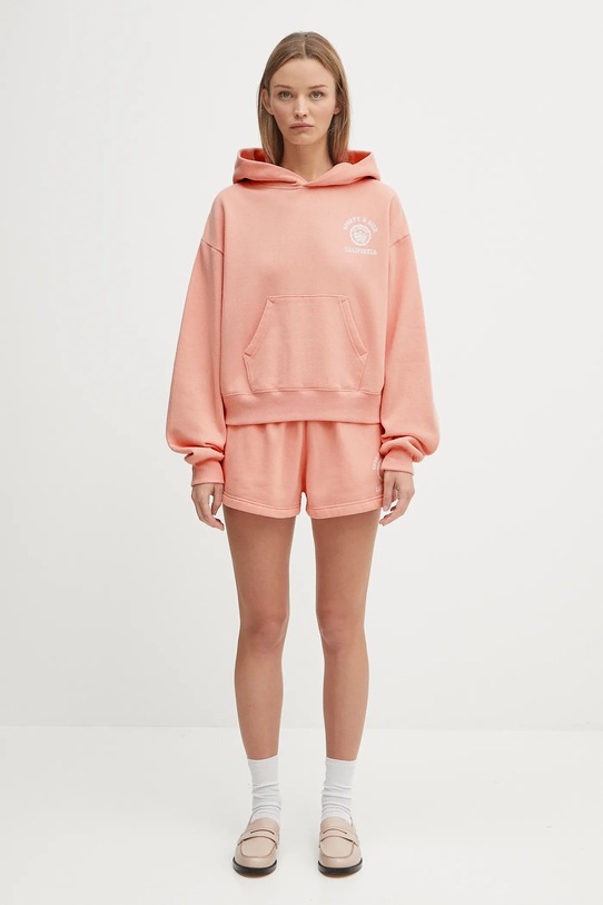 Sporty & Rich bluza California Emblem Soft Cropped ST085625508P141 różowy