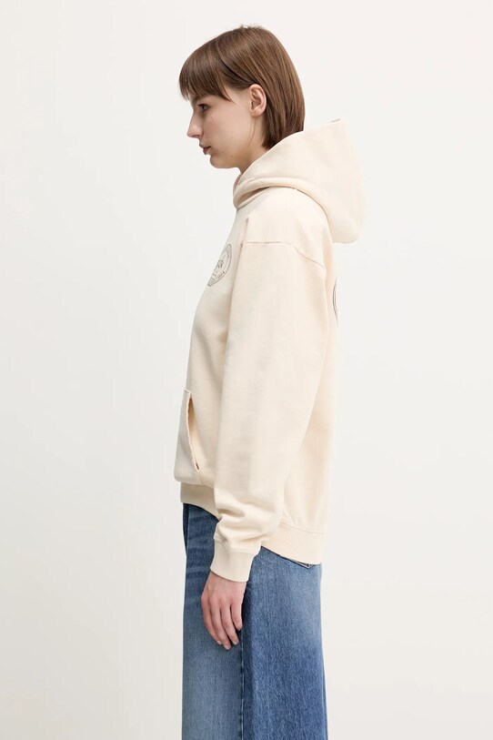 Бавовняна кофта Sporty & Rich Riding Club ST070612244CR01 бежевий SS25