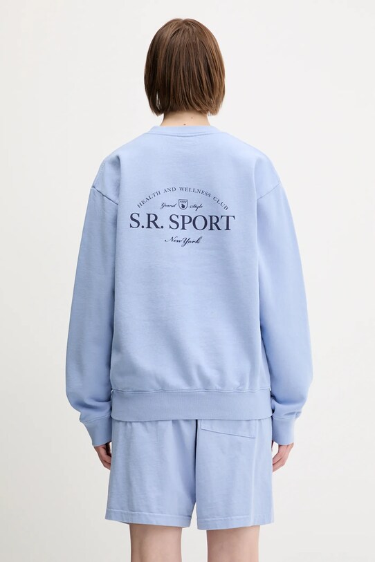 Clothing Sporty & Rich cotton sweatshirt Wimbledon ST071612201BL59 blue