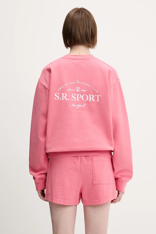 Clothing Sporty & Rich cotton sweatshirt Wimbledon ST071612201P139 pink