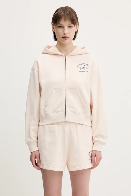 Sporty & Rich bluza Bh Riding Club Soft Cropped Zip