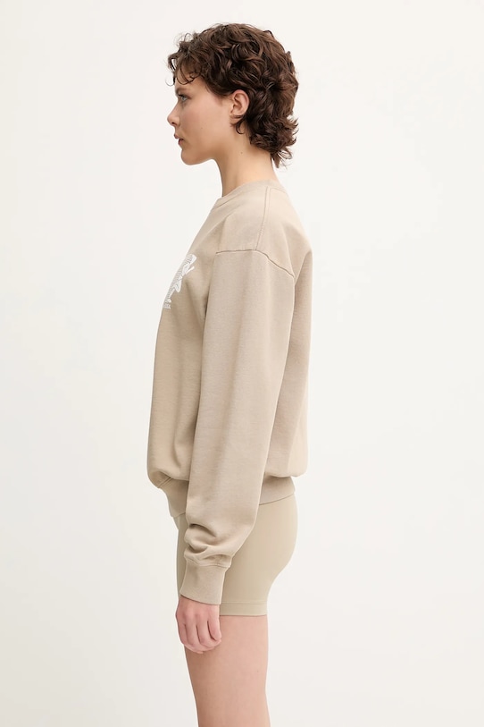 Sporty & Rich felpa in cotone Usa Wellness Club ST071622128GY15 beige SS25