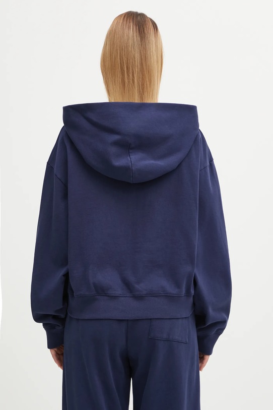 Odzież Sporty & Rich bluza bawełniana Ny Tennis Club Cropped Zip ST068621402BL106 granatowy