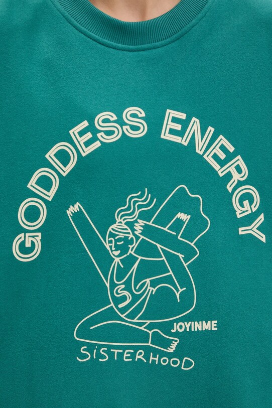 JOYINME bluză Kind Goddess Energy Bluza.Kind.Goddess turcoaz
