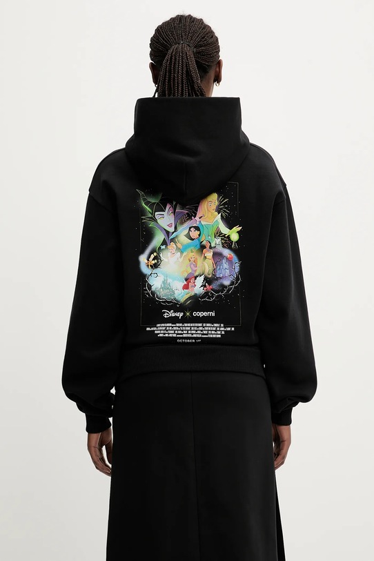 Кофта Coperni x Disney Collector візерунок чорний DJS15F5018C