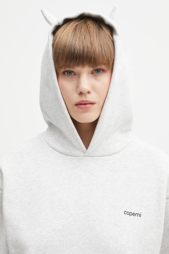 Coperni bluza bawełniana Horn szary COPJS15BISF5035