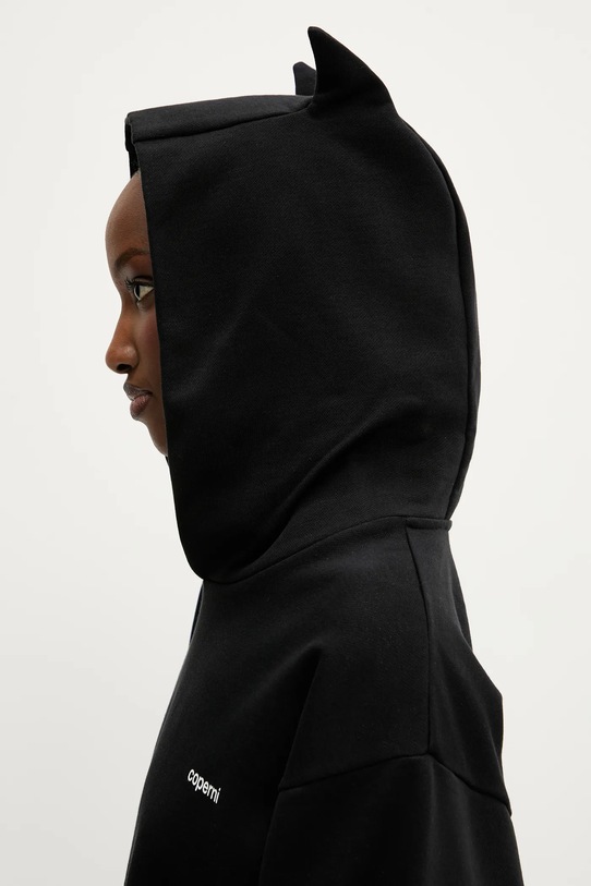Coperni bluza bawełniana Horn czarny COPJS15BISF5035