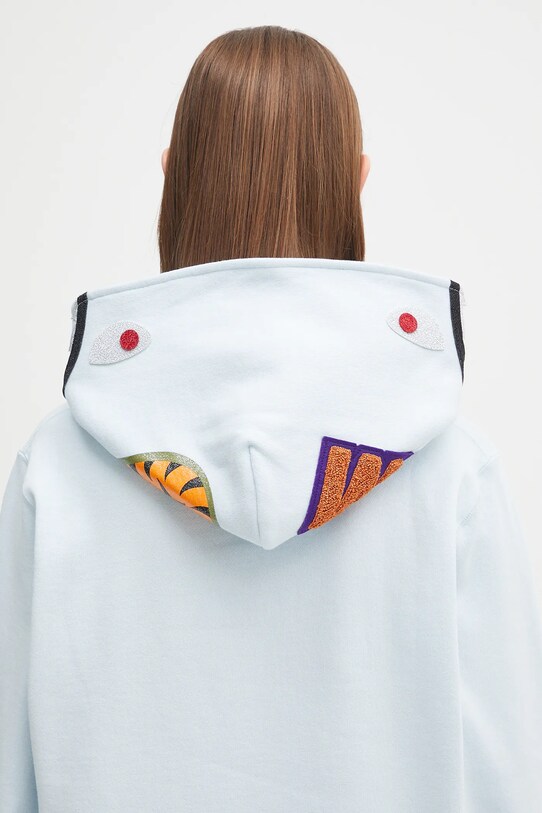 A Bathing Ape cotton sweatshirt Shark blue 1L30214009