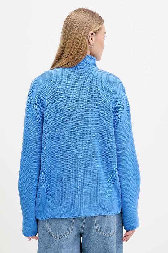 Odzież Tommy Jeans sweter bawełniany DW0DW21676 niebieski