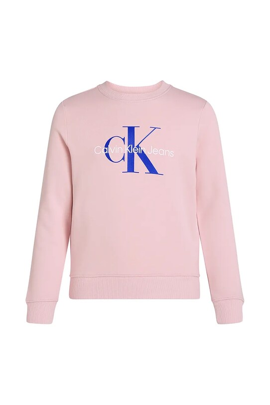 Детская хлопковая кофта Calvin Klein Jeans 0 IU0IU00675.G.PPYA розовый SS25