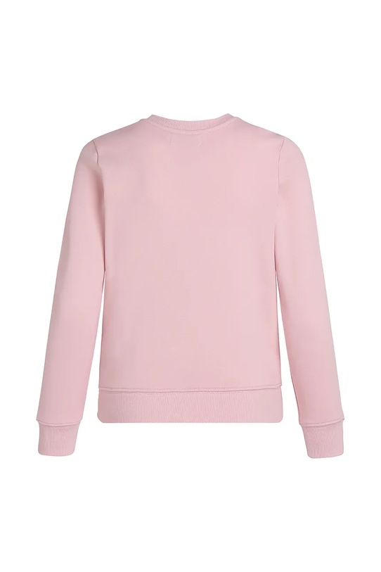 Dziewczynka Calvin Klein Jeans bluza bawełniana dziecięca 0 IU0IU00675.G.PPYA różowy