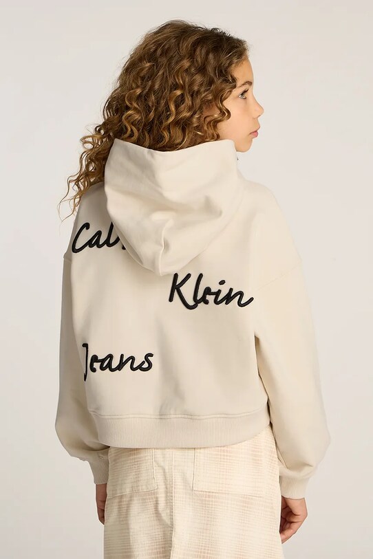 Calvin Klein Jeans bluză copii bej IG0IG02747.PPYA