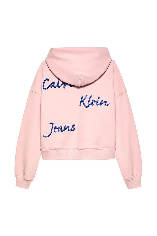 Dziewczynka Calvin Klein Jeans bluza dziecięca IG0IG02747.PPYA różowy
