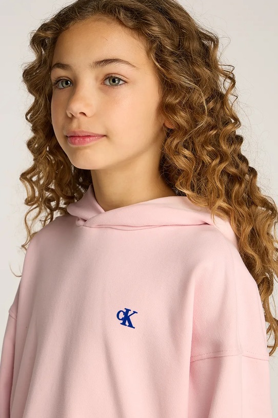 Calvin Klein Jeans bluza dziecięca IG0IG02747.PPYA różowy