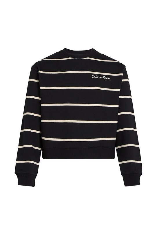 Дитяча бавовняна кофта Calvin Klein Jeans IG0IG02751.PPYA чорний SS25