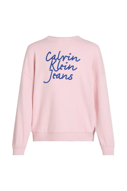 Calvin Klein Jeans bluza dziecięca IG0IG02760.PPYA różowy SS25
