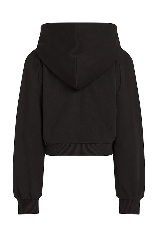 Dziewczynka Calvin Klein Jeans bluza bawełniana dziecięca IG0IG02824.PPYA czarny
