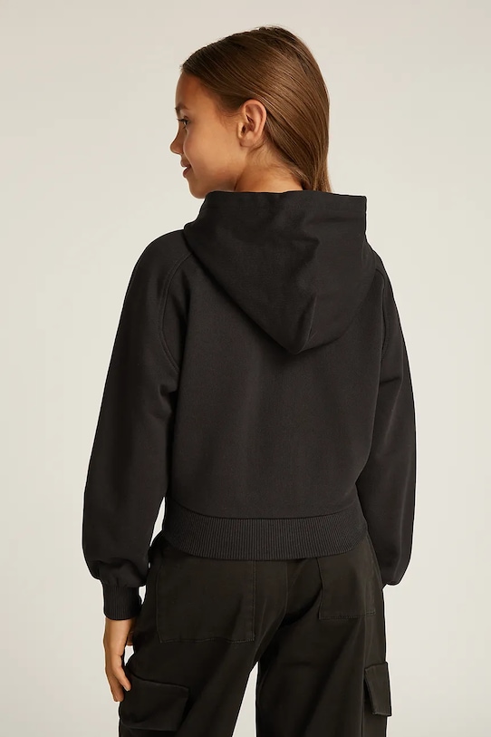 Calvin Klein Jeans bluza bawełniana dziecięca czarny IG0IG02824.PPYA
