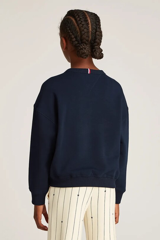 Fete Tommy Hilfiger bluză copii KG0KG08317.104.122.PPYA bleumarin