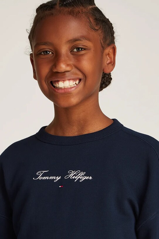 Tommy Hilfiger bluză copii bleumarin KG0KG08317.128.176.PPYA