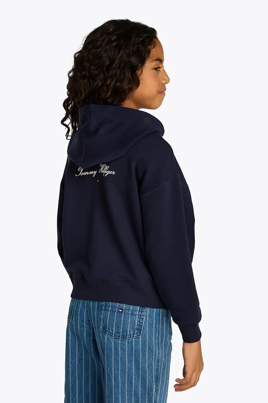 Девочка Детская кофта Tommy Hilfiger KG0KG08318.128.176.PPYA тёмно-синий
