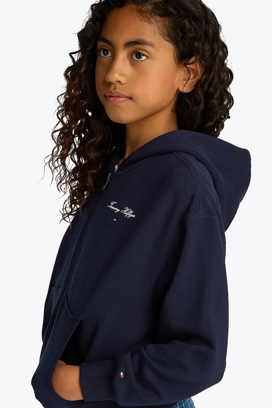 Детская кофта Tommy Hilfiger тёмно-синий KG0KG08318.128.176.PPYA