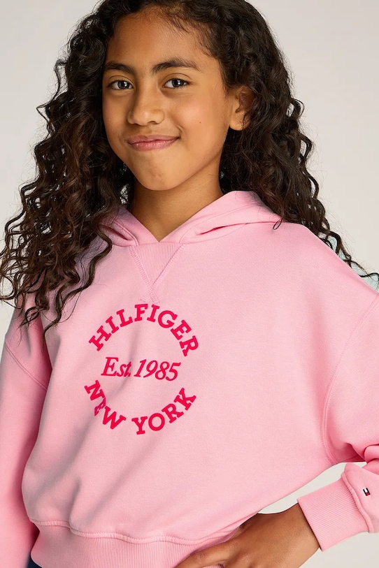 Детская кофта Tommy Hilfiger розовый KG0KG08322.128.176.PPYA