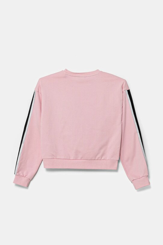 Guess bluza bawełniana dziecięca J5RQ02.KAD74.PPYA różowy SS25