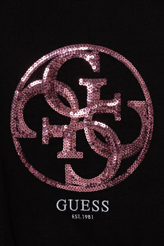 Девочка Детская хлопковая кофта Guess J5RQ02.KAD74.PPYA чёрный