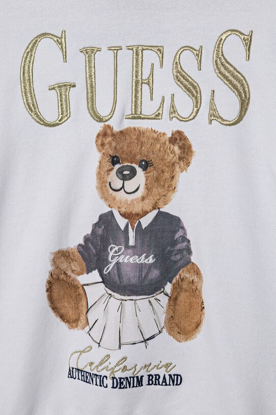 Дитяча бавовняна кофта Guess білий J5RQ04.KAD74.PPYA