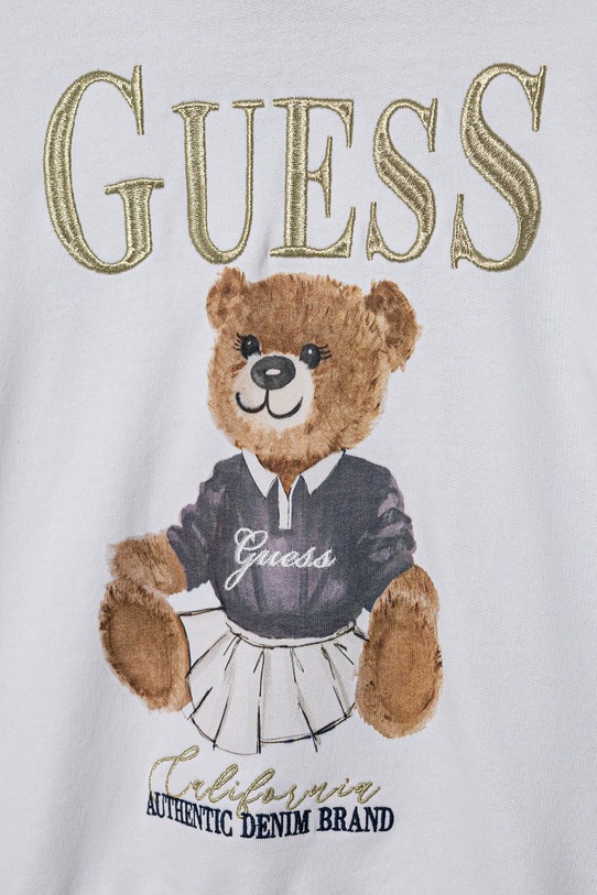 Guess bluza bawełniana dziecięca biały J5RQ04.KAD74.PPYA