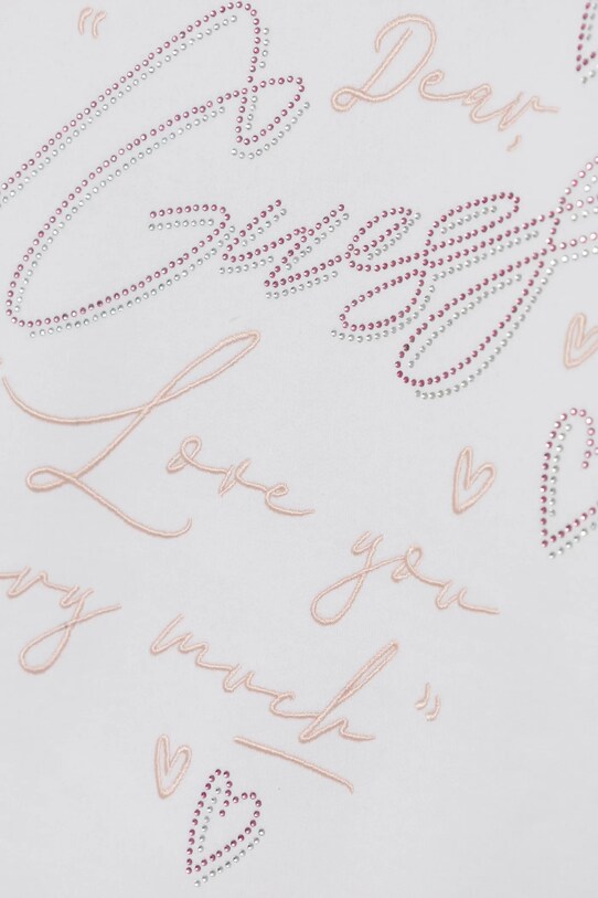 Κοριτσίστικα Παιδική βαμβακερή μπλούζα Guess J5RQ05.KAD74.PPYA λευκό