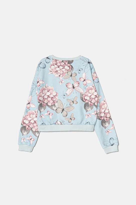 Detská bavlnená mikina Guess J5RQ06.KA6R4.PPYA modrá SS25