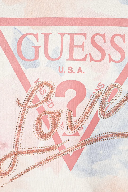 Κοριτσίστικα Παιδική βαμβακερή μπλούζα Guess J5RQ06.KA6R4.PPYA μπλε