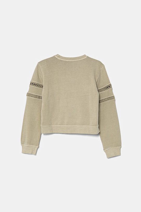 Guess hanorac de bumbac pentru copii J5RQ08.KAD74.PPYA verde SS25