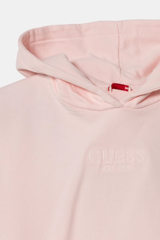 Κοριτσίστικα Παιδική βαμβακερή μπλούζα Guess J5RQ09.KAD74.PPYA ροζ