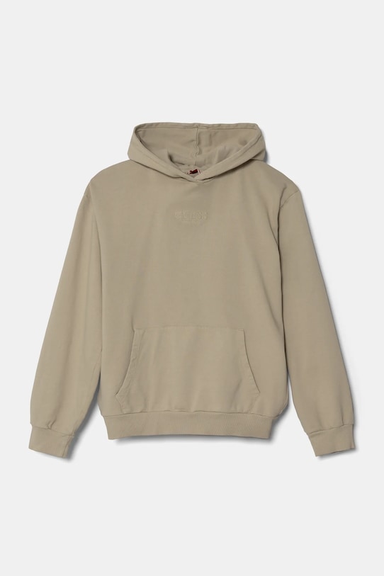 Guess hanorac de bumbac pentru copii imprimeu gri J5RQ09.KAD74.PPYA