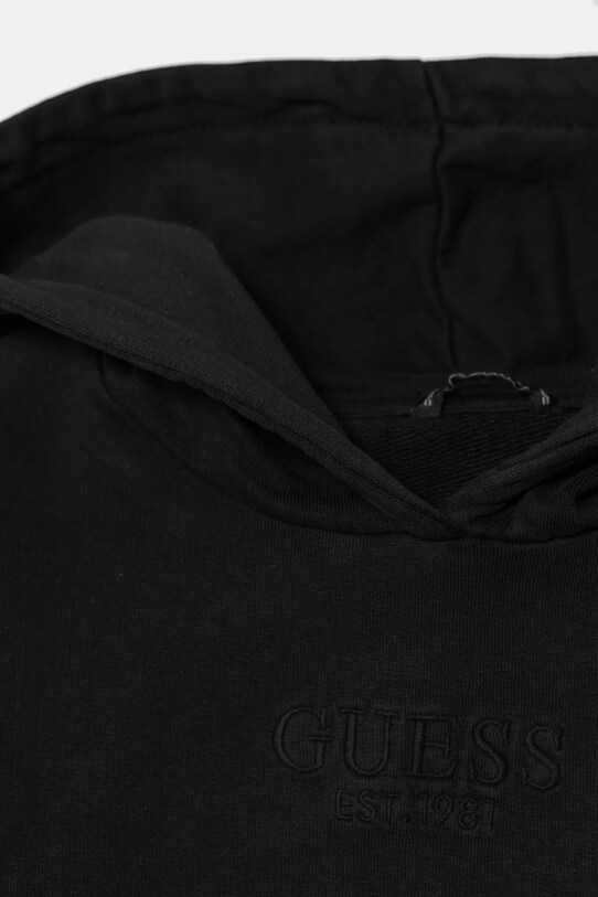 Κοριτσίστικα Παιδική βαμβακερή μπλούζα Guess J5RQ09.KAD74.PPYA μαύρο