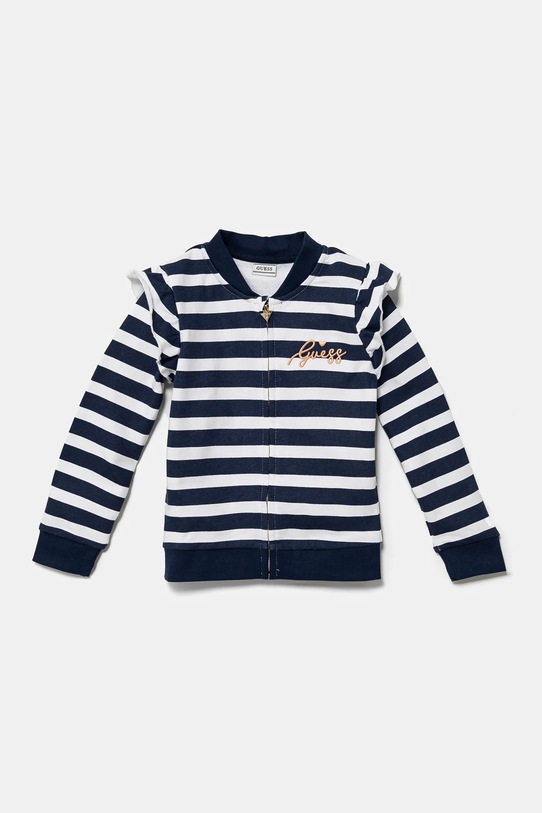 Detská bavlnená mikina Guess bavlna modrá K5RQ03.KA6R4.PPYA