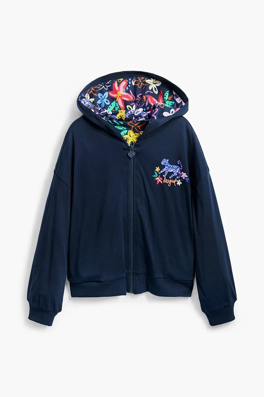 Дівчинка Дитяча двостороння кофта Desigual 25SGSK02 темно-синій