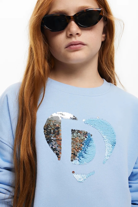 Desigual hanorac de bumbac pentru copii 25SGSK05